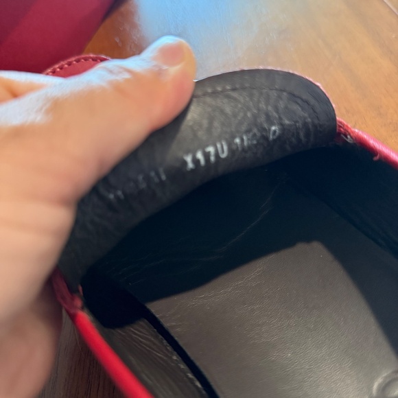 Ferragamo - Men Driver with Gancini ornament Red Size 11.5 - Picture 8 of 8